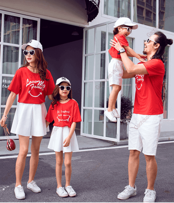 1_áo thun đồng phục gia đình