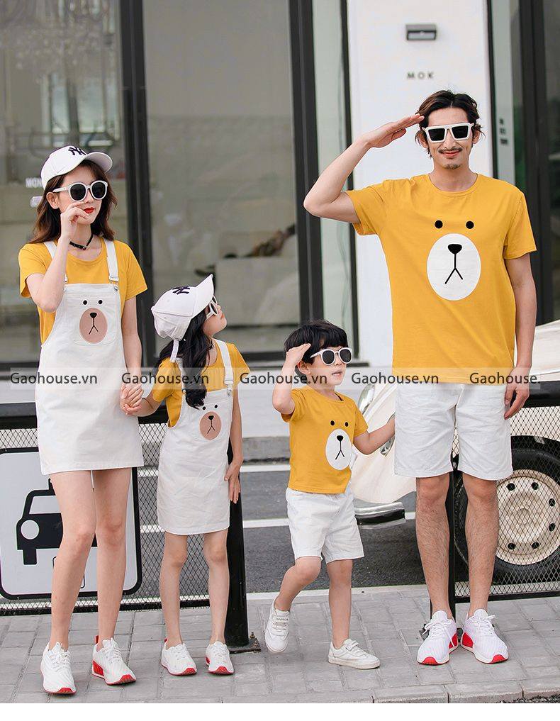 1_áo thun gia đình cao cấp