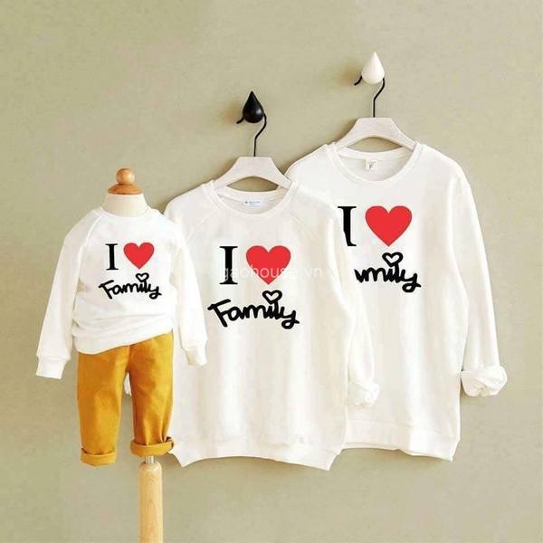 áo đồng phục gia đình mùa đông