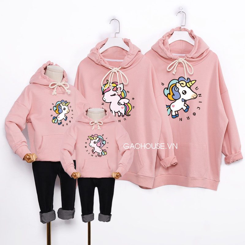 Áo hoodie gia đình