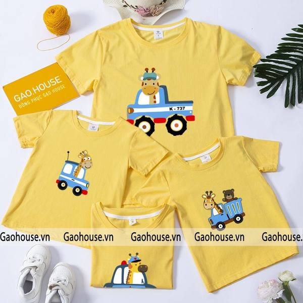 9_áo thun gia đình cao cấp