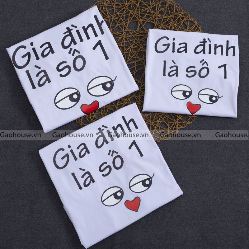 2_áo thun gia đình mùa hè