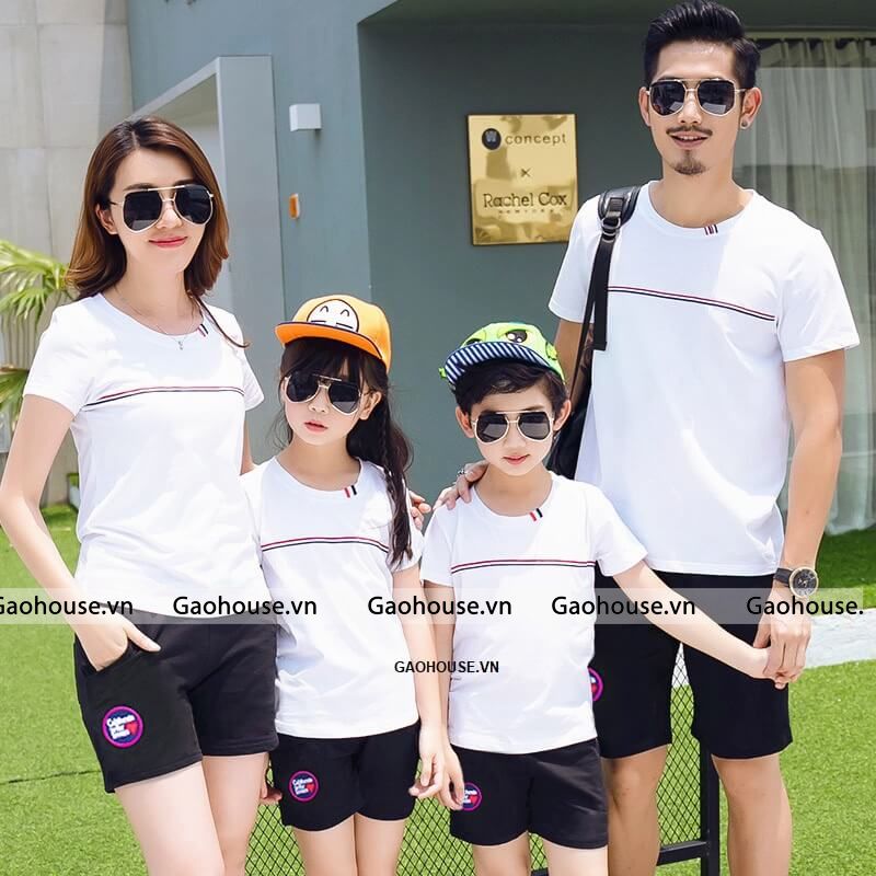 5_mẫu áo gia đình màu hè