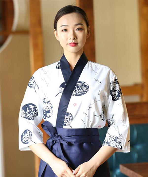 Áo đồng phục nhà hàng phong cách Nhật Bản