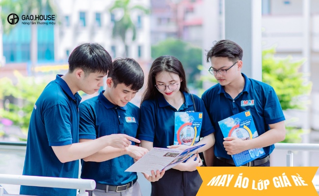 áo đồng phục có cổ trường đại học công nghiệp hà nội