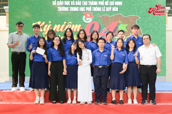 áo đồng phục đoàn trường lê quý đôn