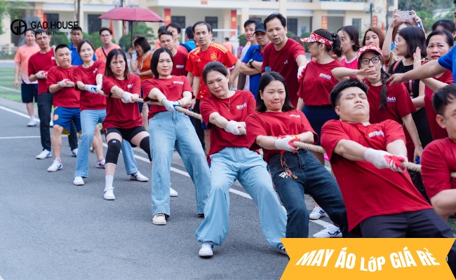 áo đồng phục haui dành cho sinh viên tham gia hội thao