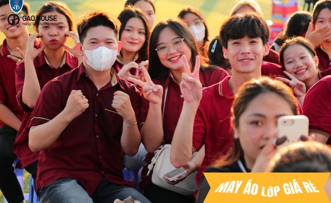 Áo đồng phục nhóm dành cho sinh viên đại học NTT