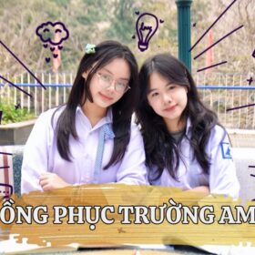 áo đồng phục trường ams