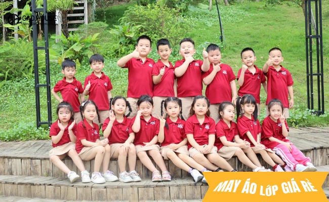 Áo nhóm đồng phục trường iSchool