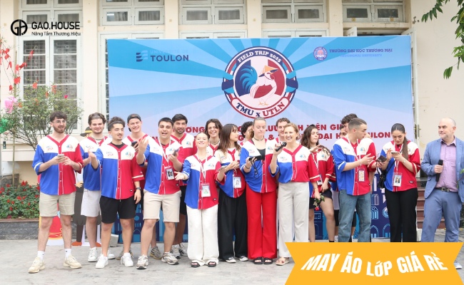 Áo nhóm đồng phục trường thương mại