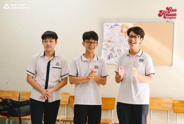 áo polo đồng phục trường lương thế vinh hà nội