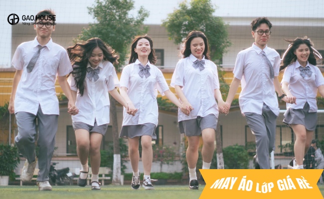 Áo sơ mi đồng phục hnue