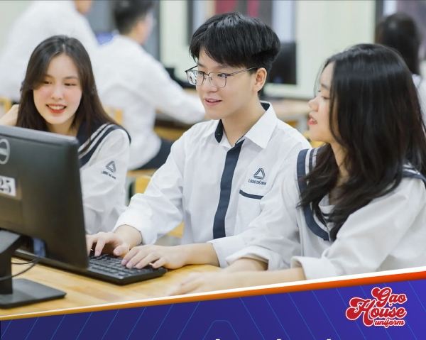 áo sơ mi đồng phục thpt lương thế vinh hà nội