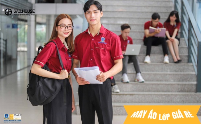 Áo sơ mi đồng phục trường đại học nguyễn tất thành