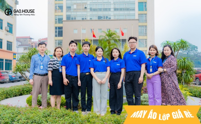 áo tham gia tình nguyện của sinh viên Haui