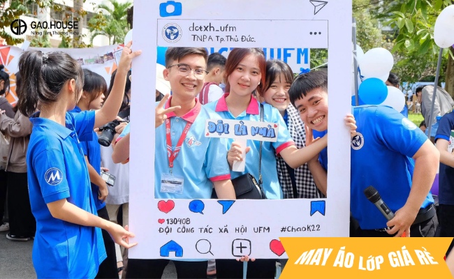 Áo thun đồng phục đại học tài chính marketing