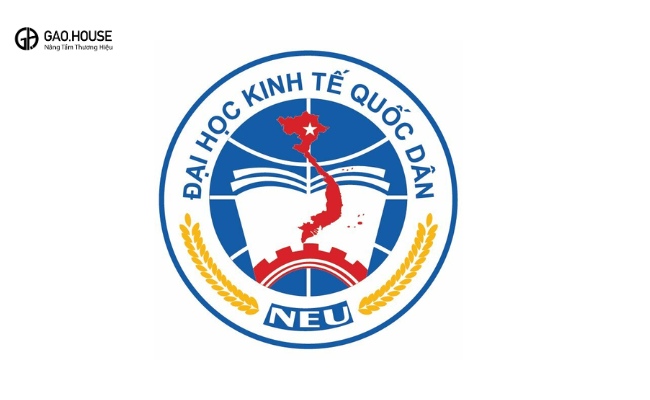 Logo in áo đồng phục kinh tế quốc dân
