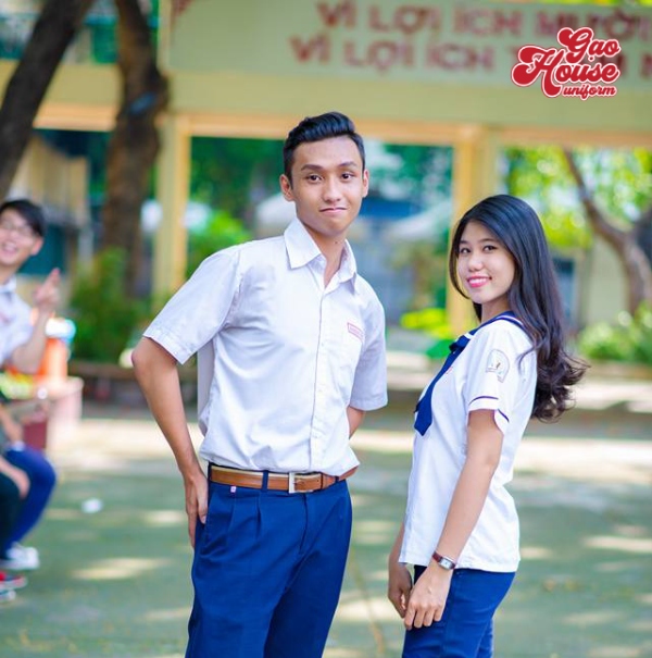 màu sắc đồng phục của trường hùng vương