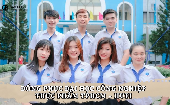 May áo thun đồng phục hufi
