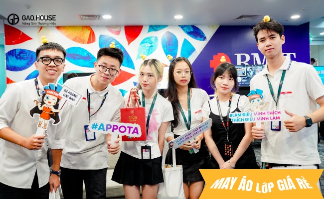 may đồng phục rmit
