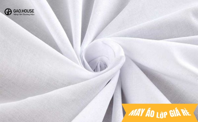 Vải kate may đồng phục dhyd
