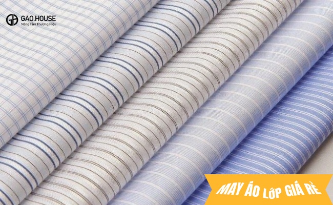 Vải Kate may sơ mi đồng phục