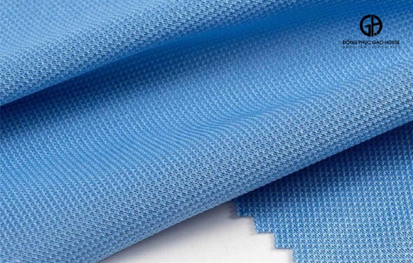 Vải lacoste may áo đồng phục THPT Amsterdam