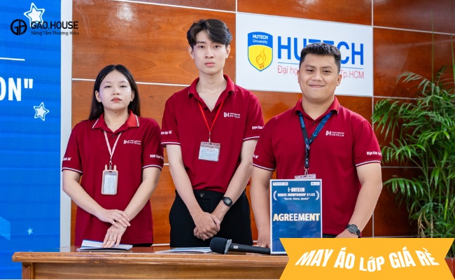 Áo đồng phục hutech thể hiện tính đoàn kết