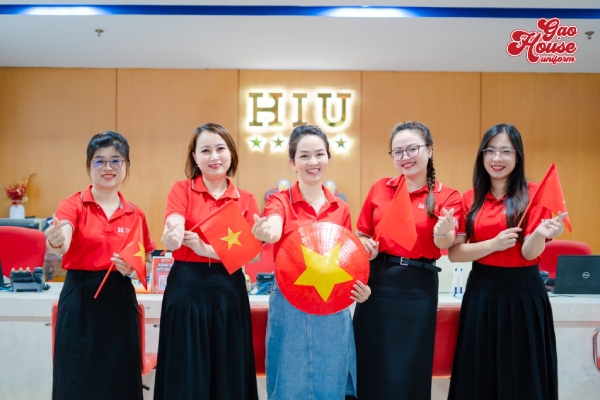 áo poolo đồng phục trường đai học Hồng Bàng