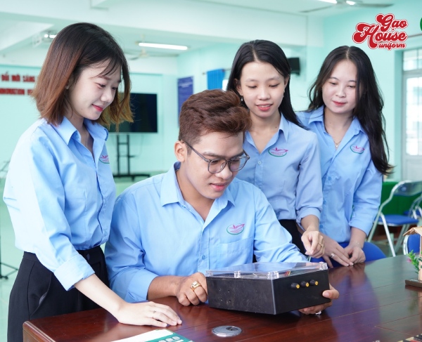 áo sơ mi đồng phục đại học Tây Đô