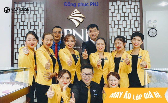 Áo vest đồng phục nhân viên pnj