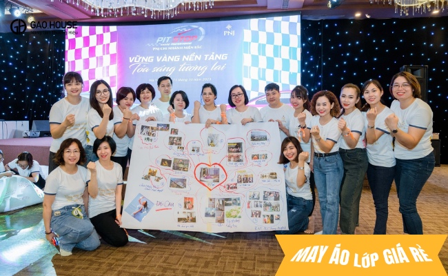 Bảng giá may áo đồng phục pnj