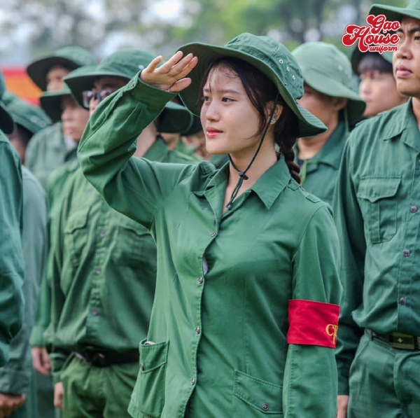 đồng phục quân sự trường đại học nông lâm