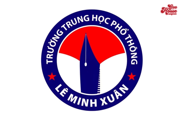 Logo đồng phục trường THPT Lê Minh Xuân