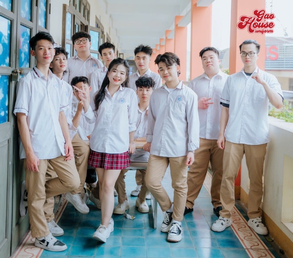mẫu áo đồng phục trường cao đẳng công thương hà nội