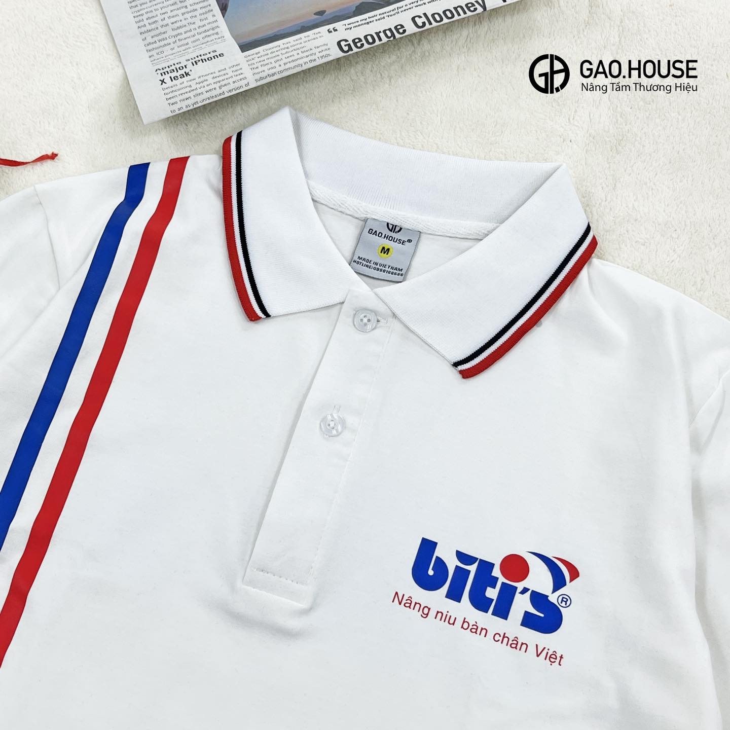 vải cotton may đồng phục trường ngô thời nhiệm
